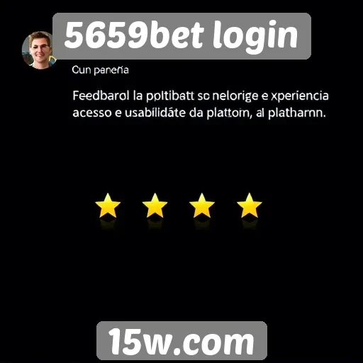 Feedback de usuários sobre o 5659bet login